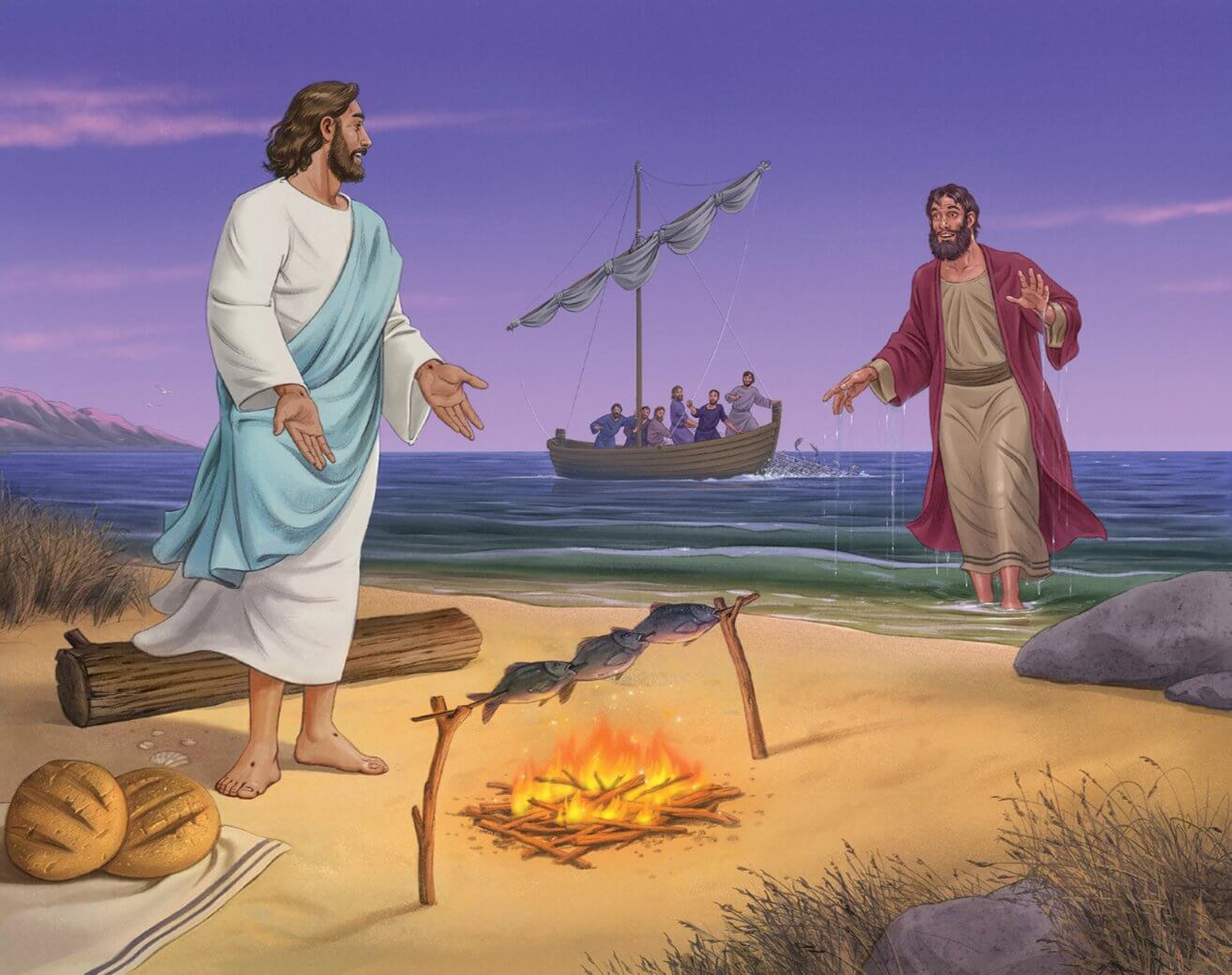 Day 5 - Jesus Visits His Disciples - St. Marks Lutheran Church - Citrus ...